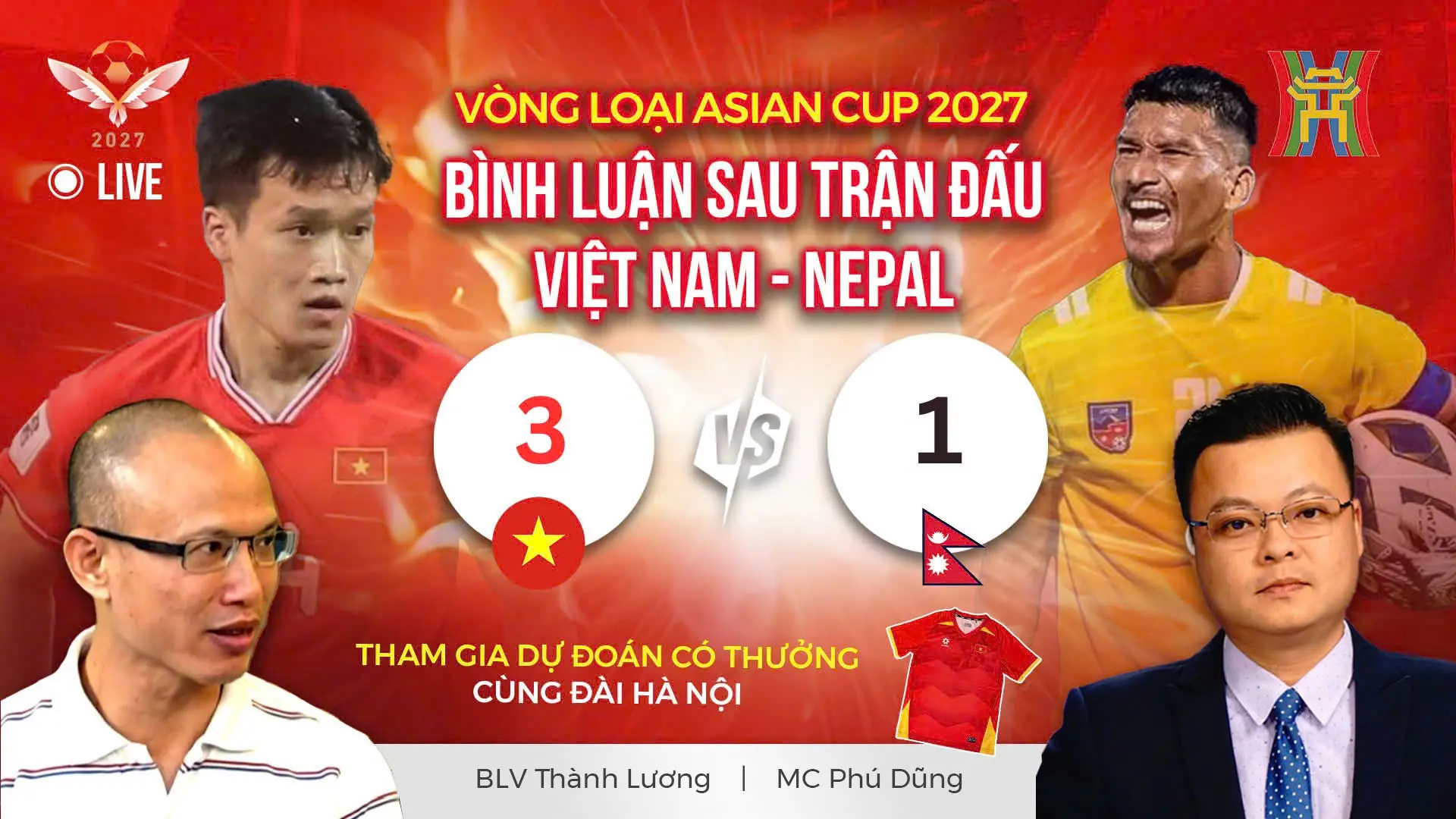 Bình luận sau trận đấu Việt Nam - Nepal